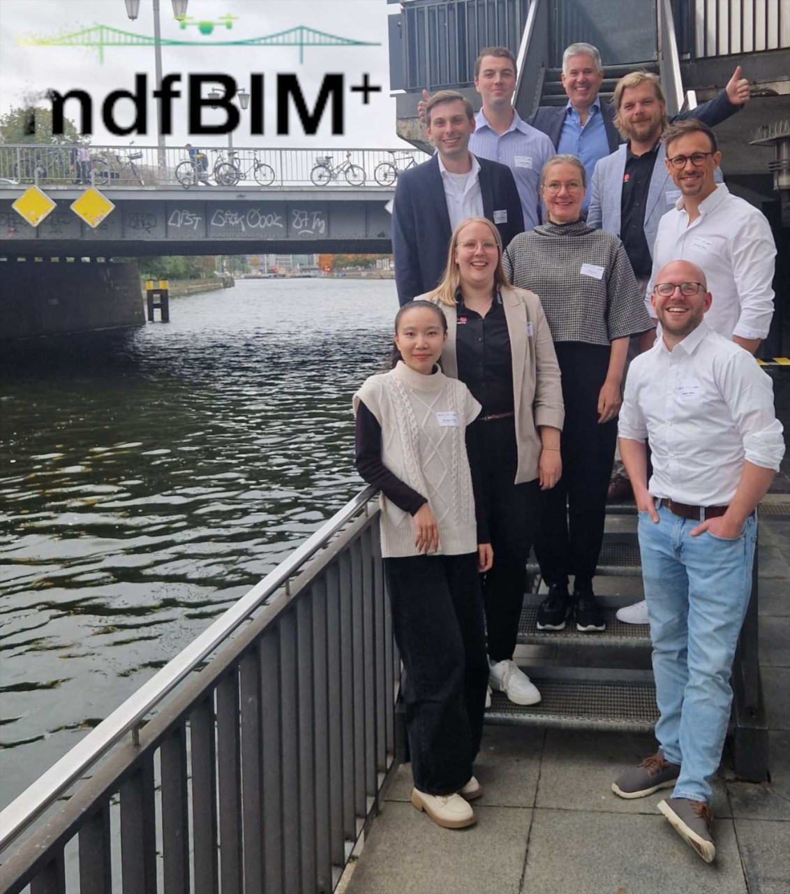 Teamfoto Abschlusspräsentation